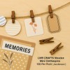 LWR CRAFTS Wooden Mini Clothespins 100 Per Pack 1" 2.5cm