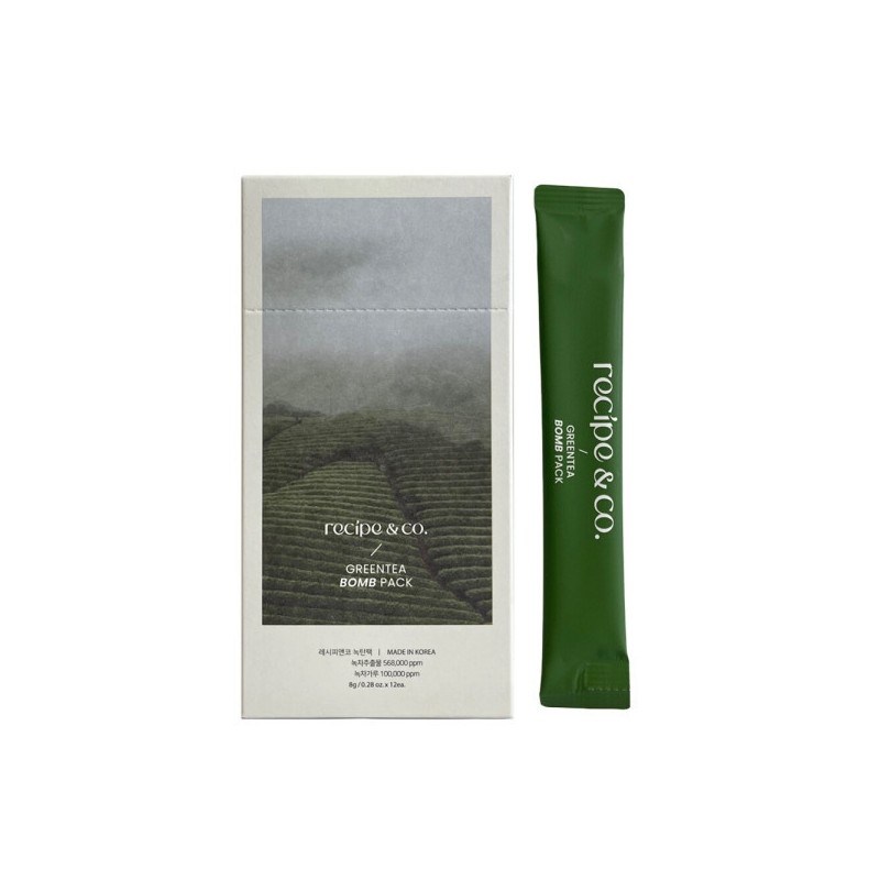 Recipe & Co. Green Charcoal Pack 8g x 12ea 1