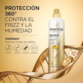 Pantene PRO-V Science Crema para Peinar Molecular Bond Repair Para Cabello muy Dañado, Débil y sin Definición 300 ml
