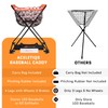 ACELETIQS Baseball Softball Portable Batting Practice Ball Caddy, Use During