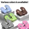 ZUFUMI Mini Foldable Leg Exerciser Portable Foot Pedal Exercise Machine