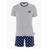LVB Men's Cotton and Viscose Jersey T-Shirt and Shorts Pajama