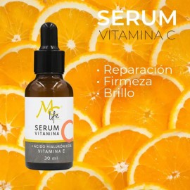 Serum Vitamina C Mc Life Ácido Hialurónico Y Vitamina E 30ml                                                                                          