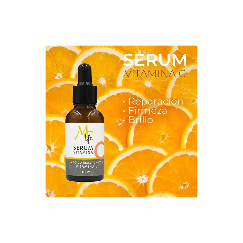 Serum Vitamina C Mc Life Ácido Hialurónico Y Vitamina E