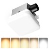 Consciot 50 CFM Bathroom Exhaust Fan with Light, Super Quiet