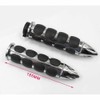 TDR Pair 1" Spike Chrome Hand Grips with Throttle Boss