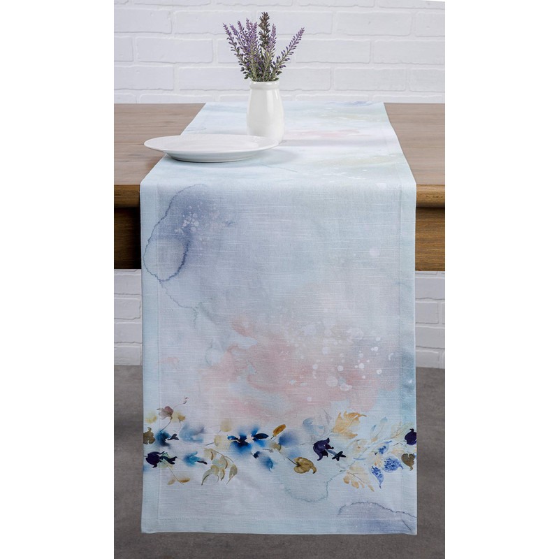 Maison d' Hermine Spring/Summer Table Runner, 100% Cotton, Decorative Easter