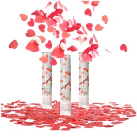 com-four® Party Popper in Different Sizes, Confetti Cannon for New Year, Parties, Birthdays etc.