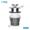 Meer Desagüe Emergente Con Botón Pop-up De Acero Inox Lavabo