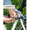 JELEX Dr.Security High Quality Steel Anti-Theft Bicycle Lock with Textile