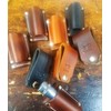 Leather Flashlight Holster for AA Battery Flashlights - Heavyduty Made