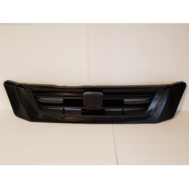 Massive Auto Parts -Front Grille Assembly Black Shell Black Insert-Fits 1997-2001 CR-V (See Models Below) HO1200138 75101S10000ZL