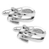 Double Curve Line Cufflinks [kahusubotan・kahurinkusu] n01765