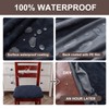 Genina Waterproof Chair Seat Covers Dining Room Chair Covers Stretch