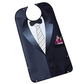 XDGBGFN Adult Bib - Waterproof, Reusable, Funny - Unisex - Blue, blue