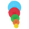 5Pcs/Set Multifunctional Bowl Lid Food Grade Silicone Vacuum Sealing Cover