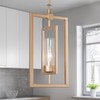 GEPOW Gold Pendant Light, 1-Light Modern Kitchen Pendant Lights with