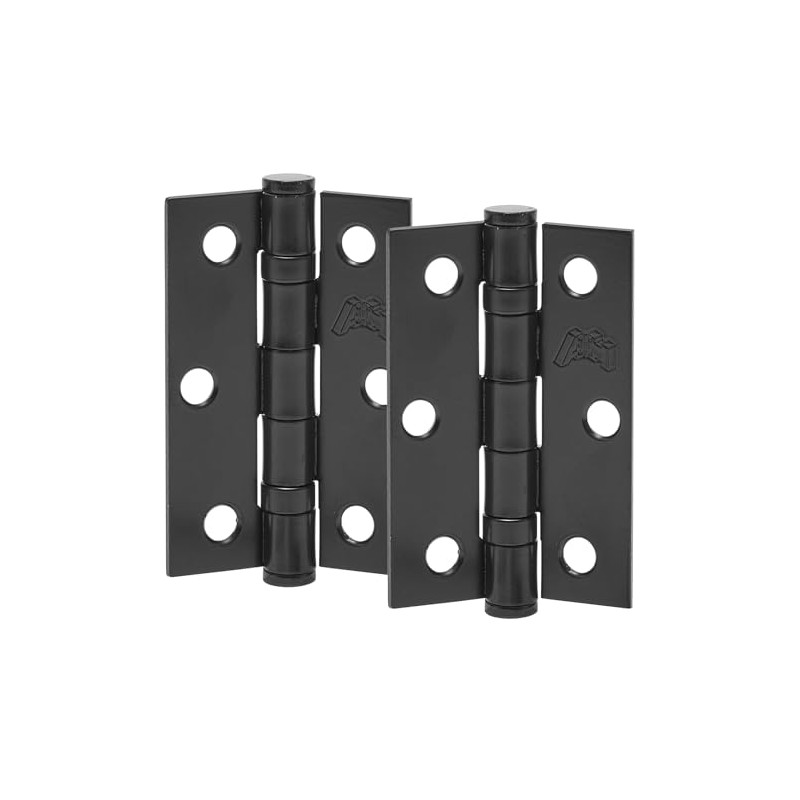 3 Inch Matte Black Ball Bearing Door Hinges