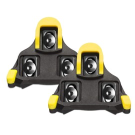 Gaipay Bike Cleats Compatible with Shimano SPD-SL Pedals - SM-SH10 SH11 SH12 Road Cycling Cleats - Anti-Slip, Durable, Titanium Steel Screws