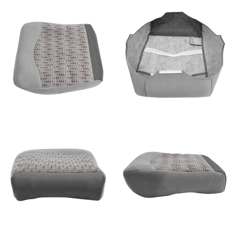 Mievlyo Driver Side Bottom Cloth Seat Cover Medium Graphite Gray