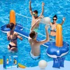 KIDDITOY Pool Volleyball Net, Pool Volleyball Set for Inground with