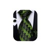 DiBanGu Christmas Ties for Men Xmas Holiday Necktie and Pocket