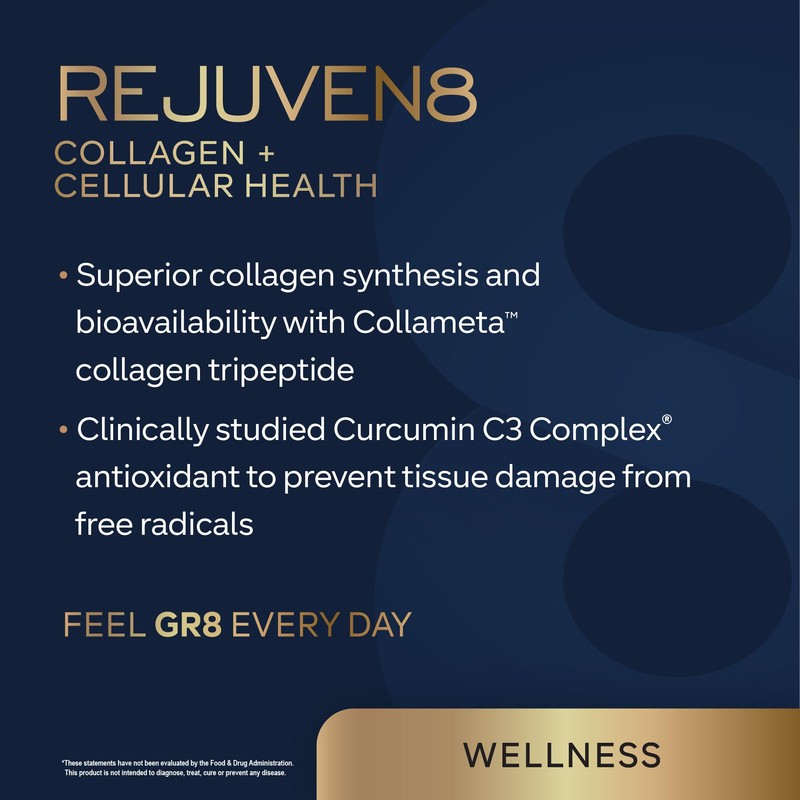 GR8 LIFESTYLE GR8 LIFESTYLE REJUVEN8 Collagen + Cellular Health |