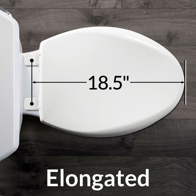 CHURCH 295SSCT Commercial Open Front Plastic Toilet Seat, Heavy Duty