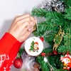 100 Pcs Christmas Ornament Ribbon Hangers, Thin Hand Tied Ornament