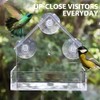 Ram® Window Bird Feeder Bird House Acrylic Window Bird Feeder
