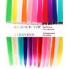 LiaSun 10Pcs/set Multi-Colors Straight Highlight Clip in Hair Extensions 20