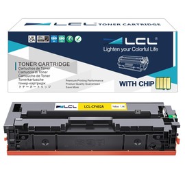 LCL 201A CF402A (1PK Yellow) Toner Compatible with HP Color Laserjet Pro M252 M252dw M252n MFP M274 M274n M277 M277dw M277n MFP-M277c6