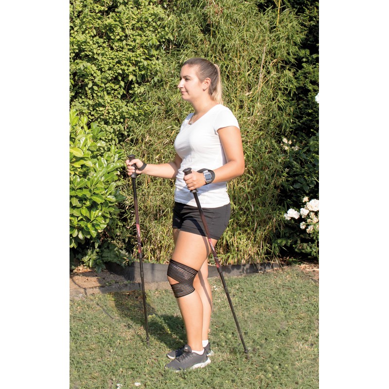 Hydas Multifunktionsbandage mit Anti-Rutsch Beschichtung, Made-in-Gemany, One-Size - schwarz