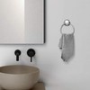 MaxHold No-Drilling/Suction Cup Round Towel Ring - Vaccum System -
