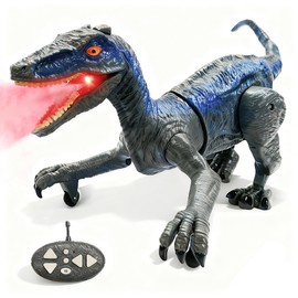 Remote Control Velociraptor, Dinosaur Toy for Kids 4-12