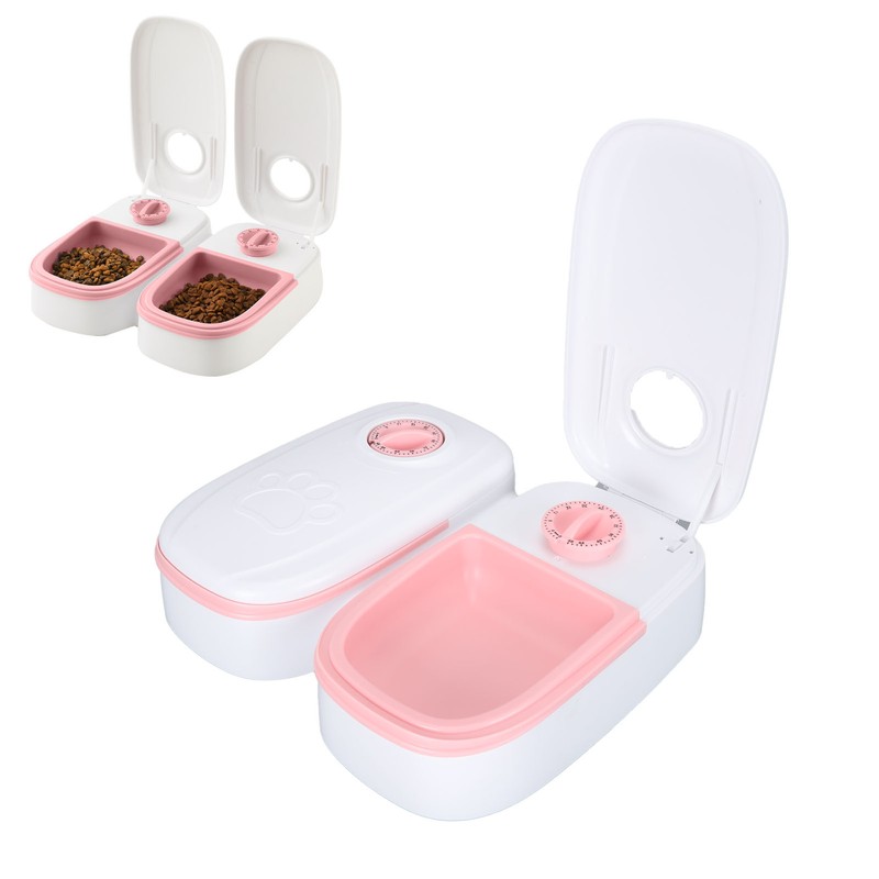 2 Meal Automatic Pet Feeder Large Capacity Smart Timed Dry