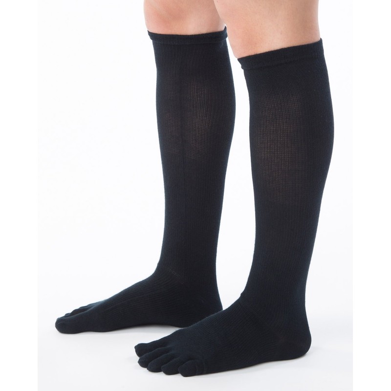 La Sante 8810 Compression 5-Toe High Socks, Size S, 8.7