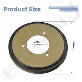 119-1567 Friction Wheel -by Braveboy, Replaces 106-4480, Compatible With Toro/Exmark Snow Blowers 17740, 38629, 38633, 38634, 726OE 724OE, 826OXE, 926OXE, 1028OXE