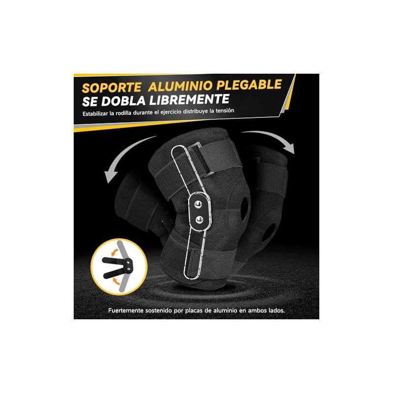 Rodillera Ortopedica y Deportiva con Soporte Aleacion para Hombre y