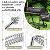 FENXDN 5-3/8" Stainless Spring Handle with 1/2" Seet Rod for