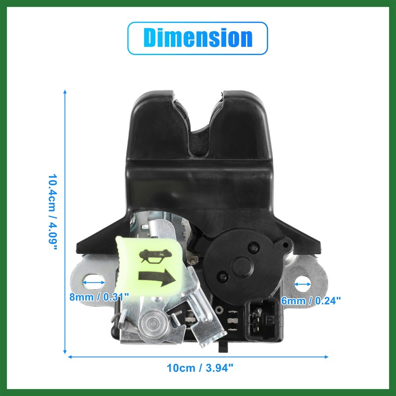 Motoforti Trunk Latch Lock Actuator 81230-C1500 for Hyundai Sonata 2018-2019