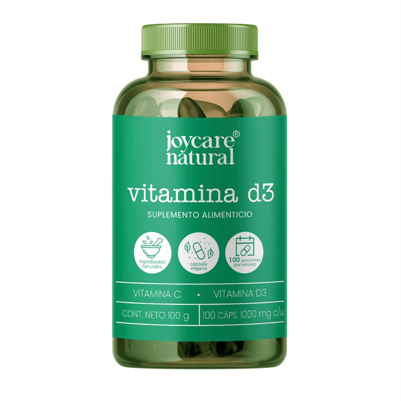 Vitamina D3 Joycare Juliana Suplemento Alimenticio, 100 Cápsulas