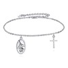 YFN Cross Bracelets 925 Sterling Silver St Christopher/St. Michael/St Jude/Saint