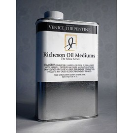 Richeson Oil Mediums Shiva Series Imitation Venice Turpentine - 3.75oz Glass Bottle