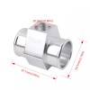VEHITO 38mm Joint Pipe Radiator Hose Adapter for 1/2"-14NPT Water