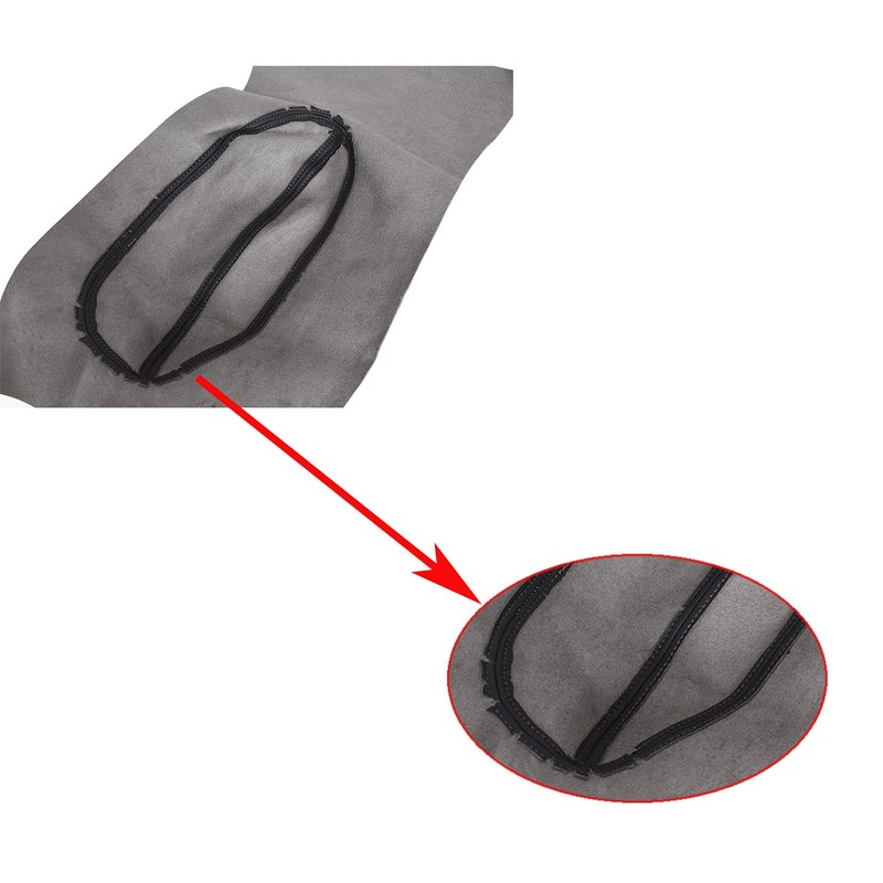 SEBLAFF 1Pair Black Door Panel Synthetic Leather Insert Cards Cover