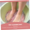 Mikinona 1pc Non Skid Shower Massager Mat Foot Cleaning Massage