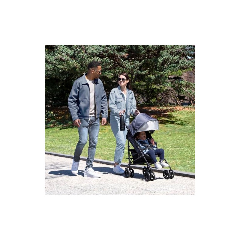 Delta Children 365 Plus Stroller - Lightweight Travel Stroller with