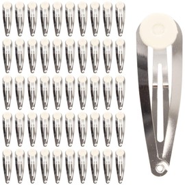 50 unidades a granel de 2 pulgadas 5 cm pegamento pad Snap Metal Clips Pasadores horquillas horquillas para el pelo Clips para el pelo Accesorios para manualidades