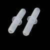 sourcing map 20pcs 3mm Inner Diameter Flexible Straight PVC Connector